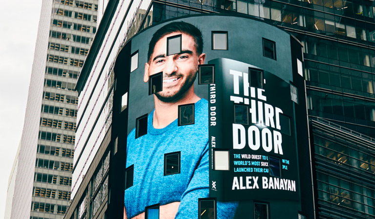 Times Square Billboard for The Third Door Launch!